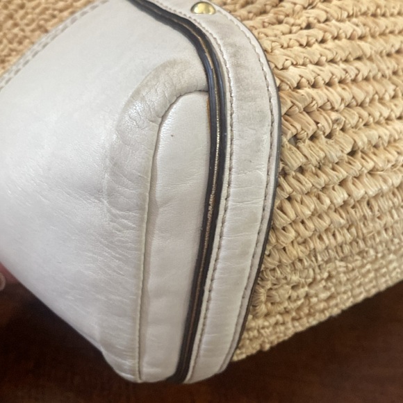 Coach Natalie Straw Satchel - Picture 11 of 16